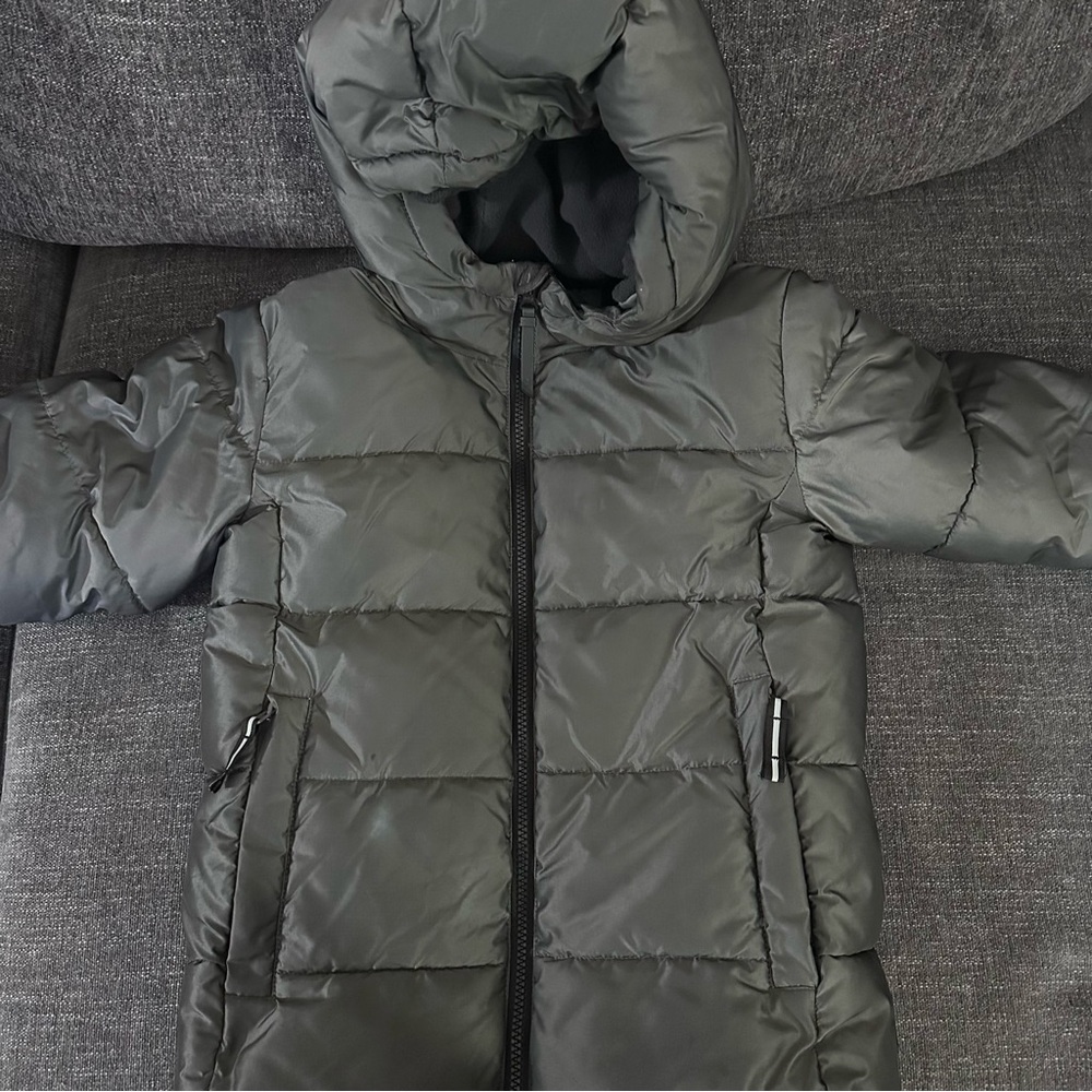 Kids Gray Puffer Jacket